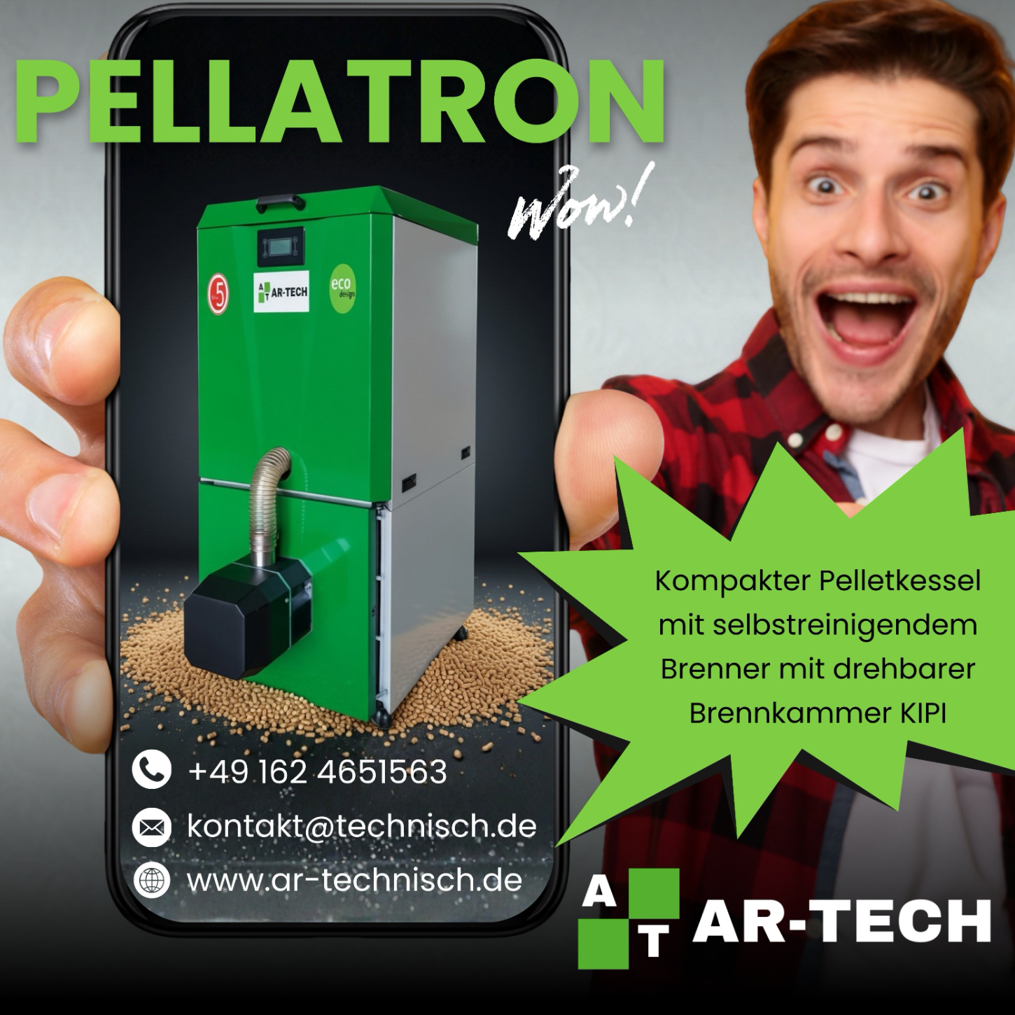 Pellatron 25 kW Pelletkessel – Automatik-Komfort in 95032 Hof (Bayern)