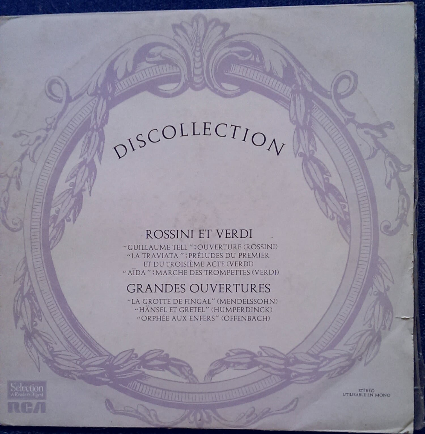 Discollection Rossini Et Verdi Grandes Ouvertures LP Schallplatte in Kassel  (Hessen)