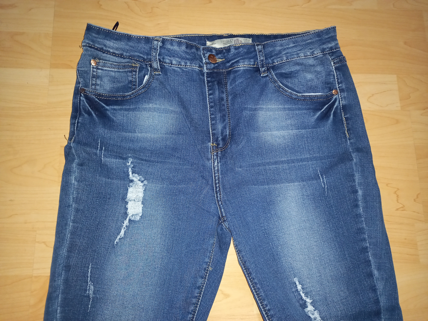 Damen Destroy Jeans Größe 46 in 39446 Staßfurt (Sachsen-Anhalt)