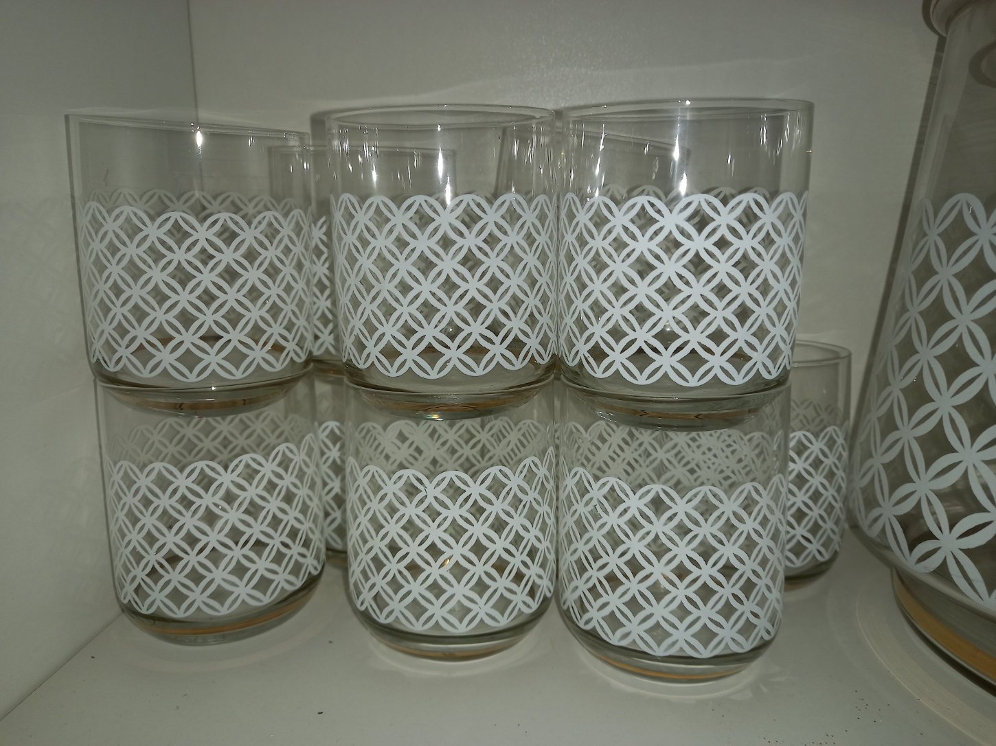 Vintage Bowle Set Glas in 39446 Staßfurt (Sachsen-Anhalt)