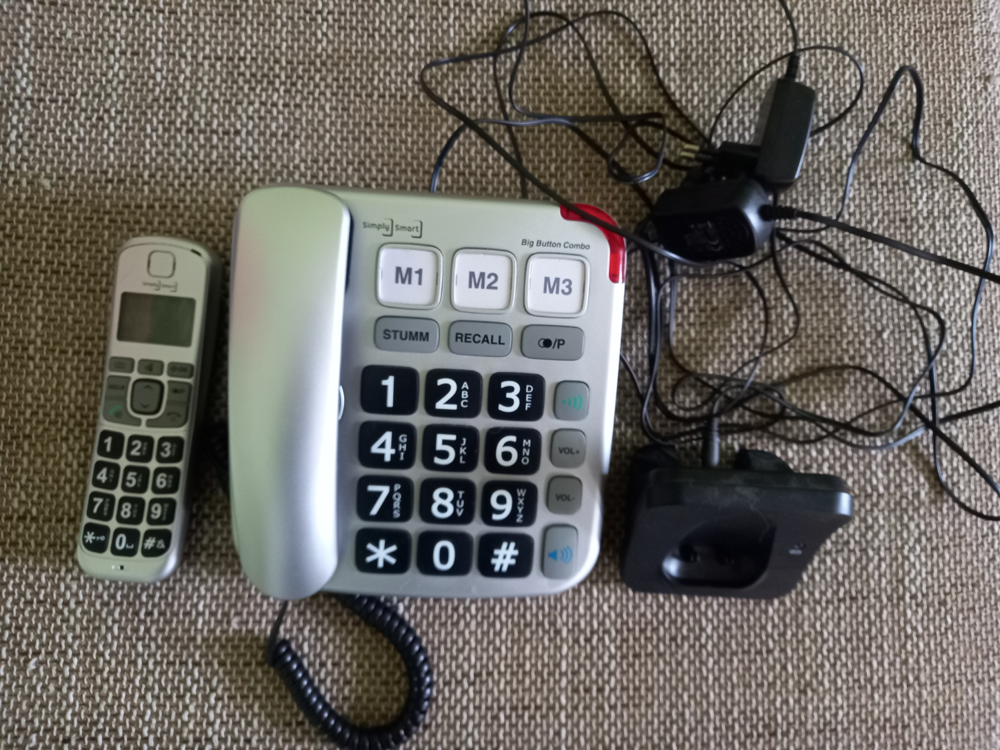 Simply Smart Big Button Combo Telefon – 2er Set in Staßfurt  (Sachsen-Anhalt)