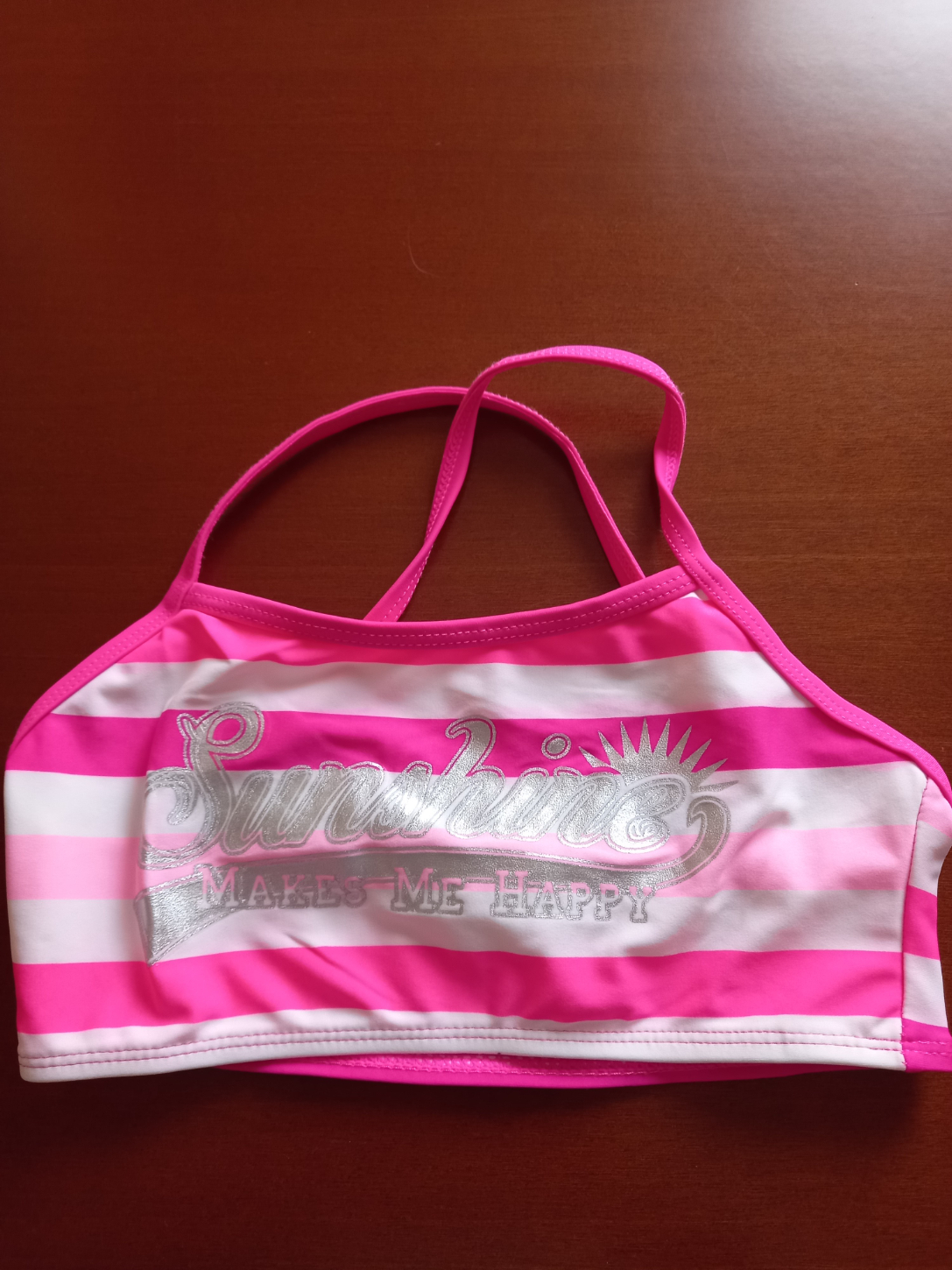 Mädchen Bikini, rosa-weiß gestreift, Größe 134/140, Top Zustand in 39446 Staßfurt (Sachsen-Anhalt)