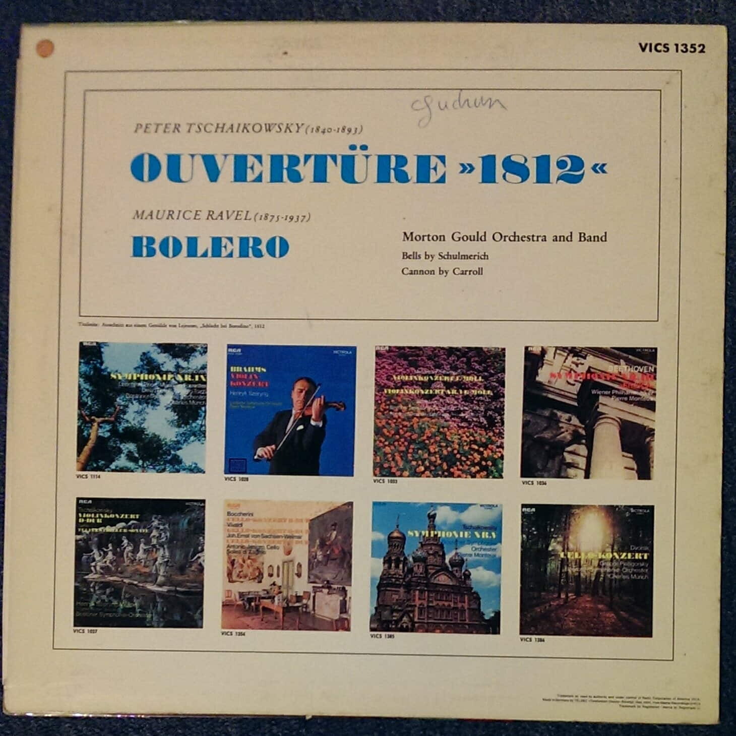 Tschaikowsky: 1812 Ouvertüre, Ravel Bolero LP Schallplatte in Kassel  (Hessen)