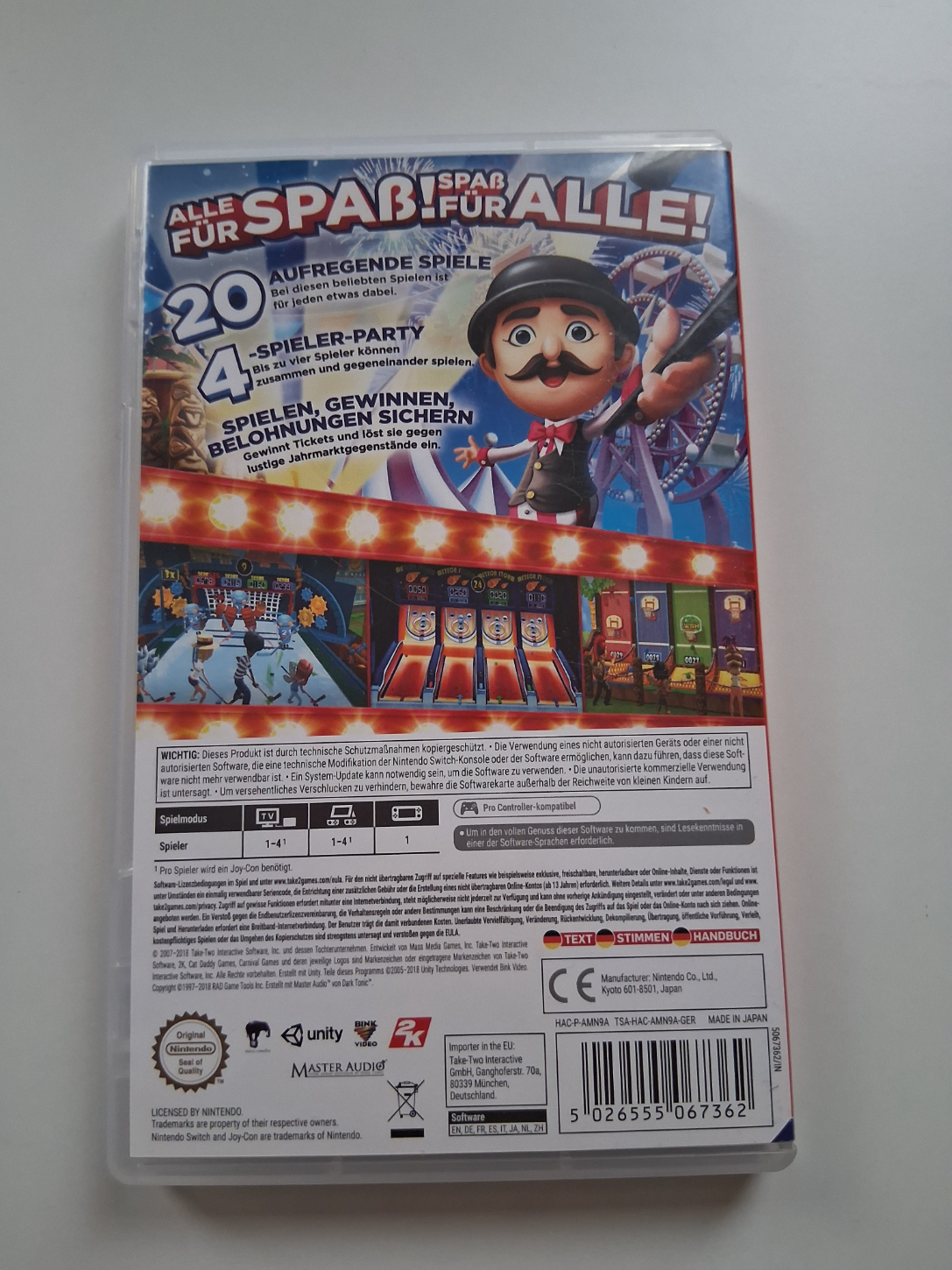 Nintendo Switch Spiel Carnival Games ( Festpreis ) in 39446 Staßfurt (Sachsen-Anhalt)