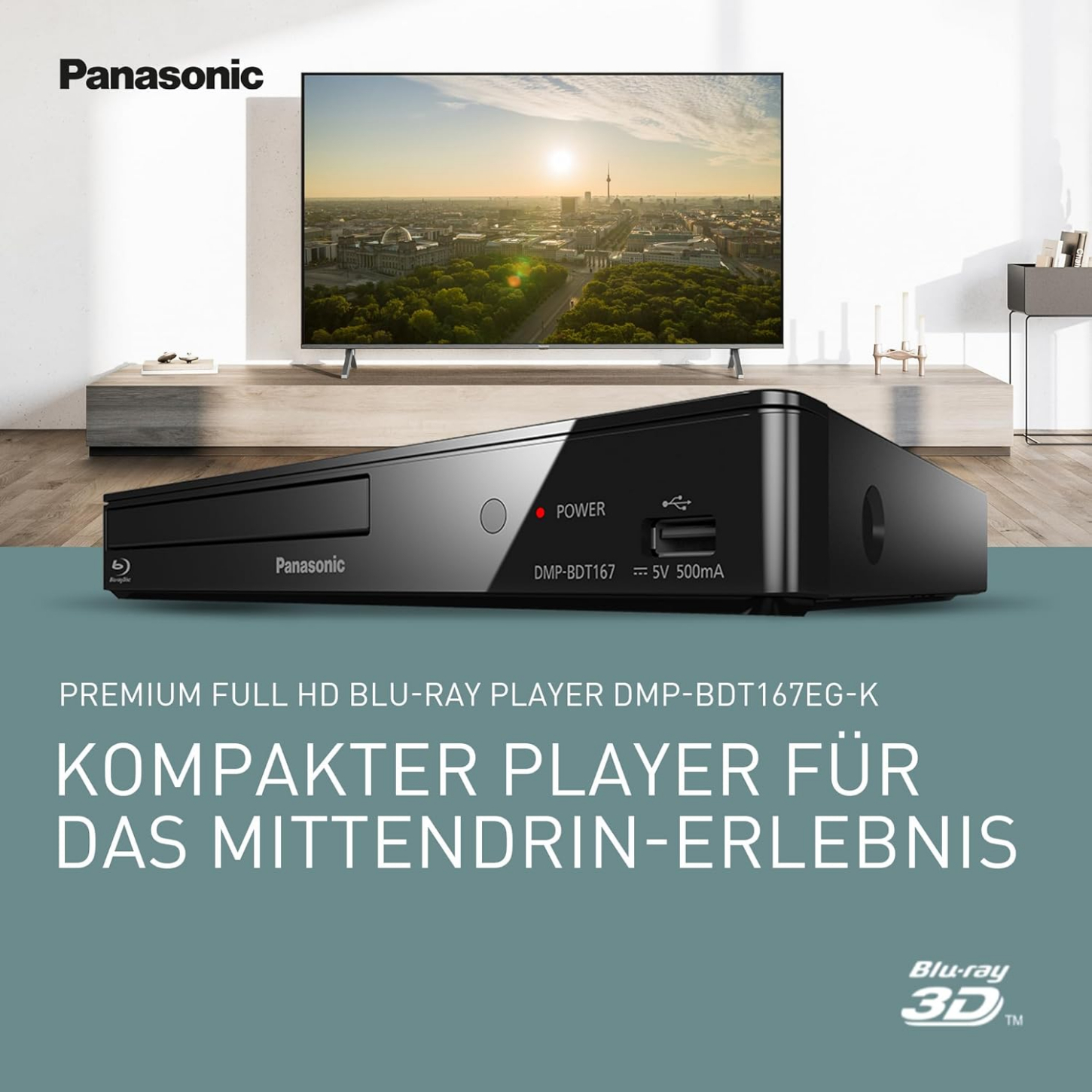 Panasonic Blu-ray-Player DMP-BDT167 in 12487 Berlin (Berlin)