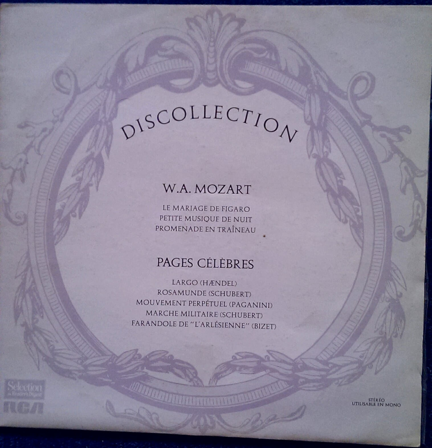 Discollection Mozart, Pages Celebres LP Schallplatte in Kassel  (Hessen)