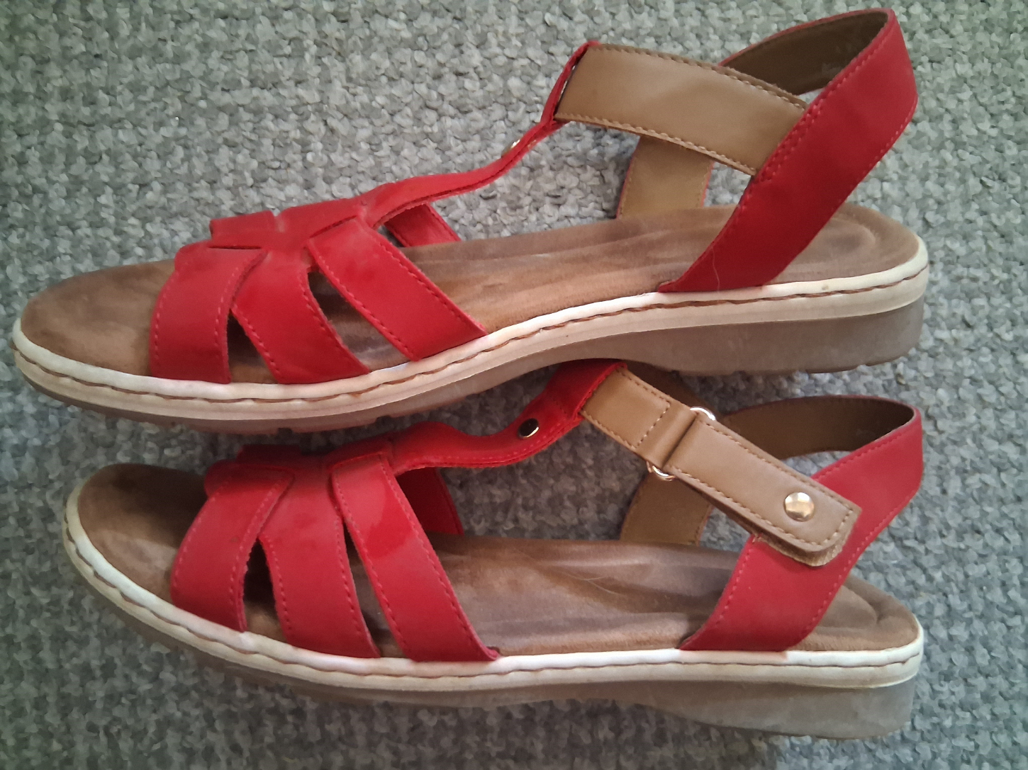 Damen Leder Sandaletten Größe 39 in 39446 Staßfurt (Sachsen-Anhalt)