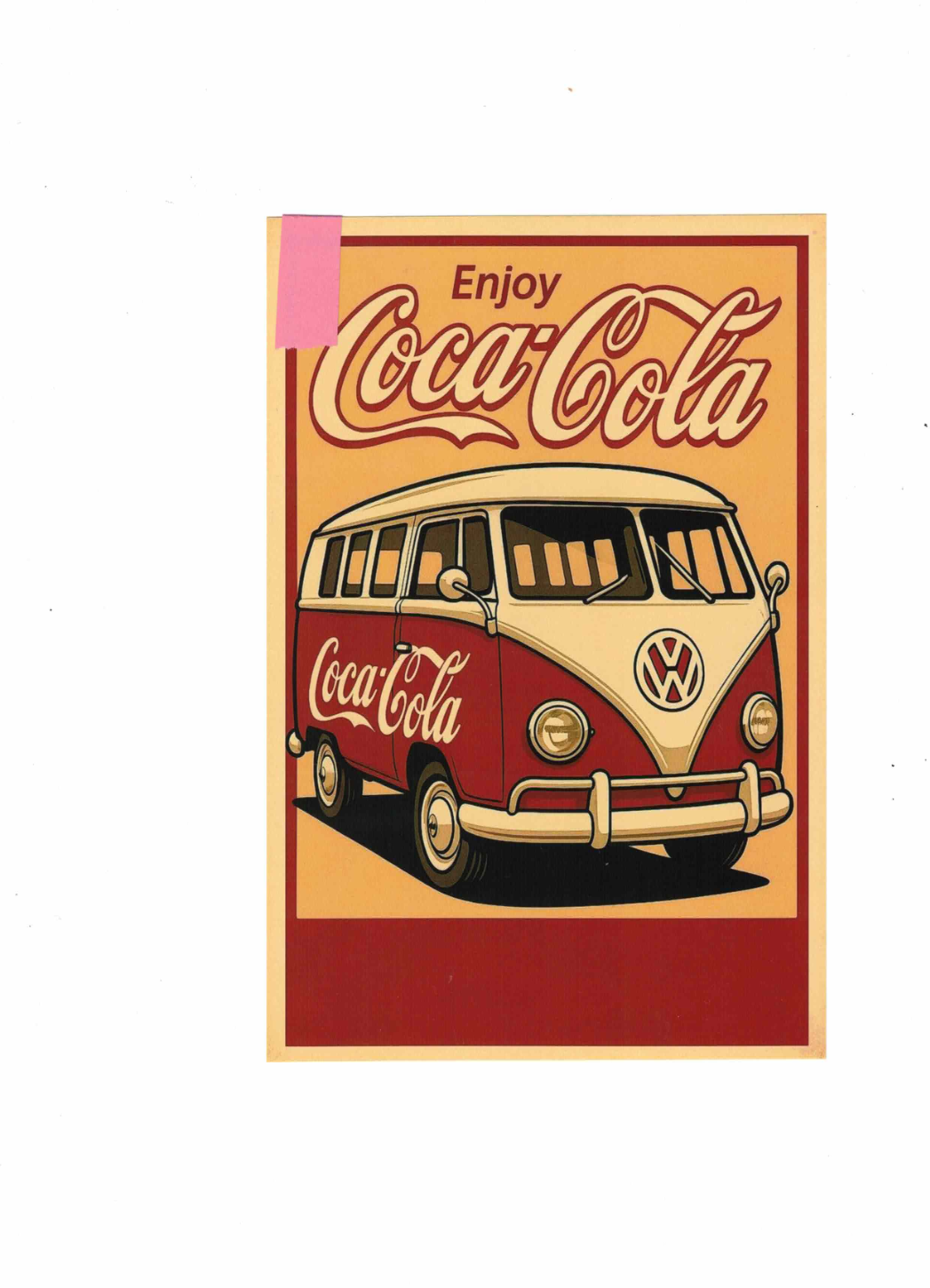 Coca- Cola Bus in Hochglanz auf Fotopapier in 56479 Oberrod u.a. (Rheinland-Pfalz)
