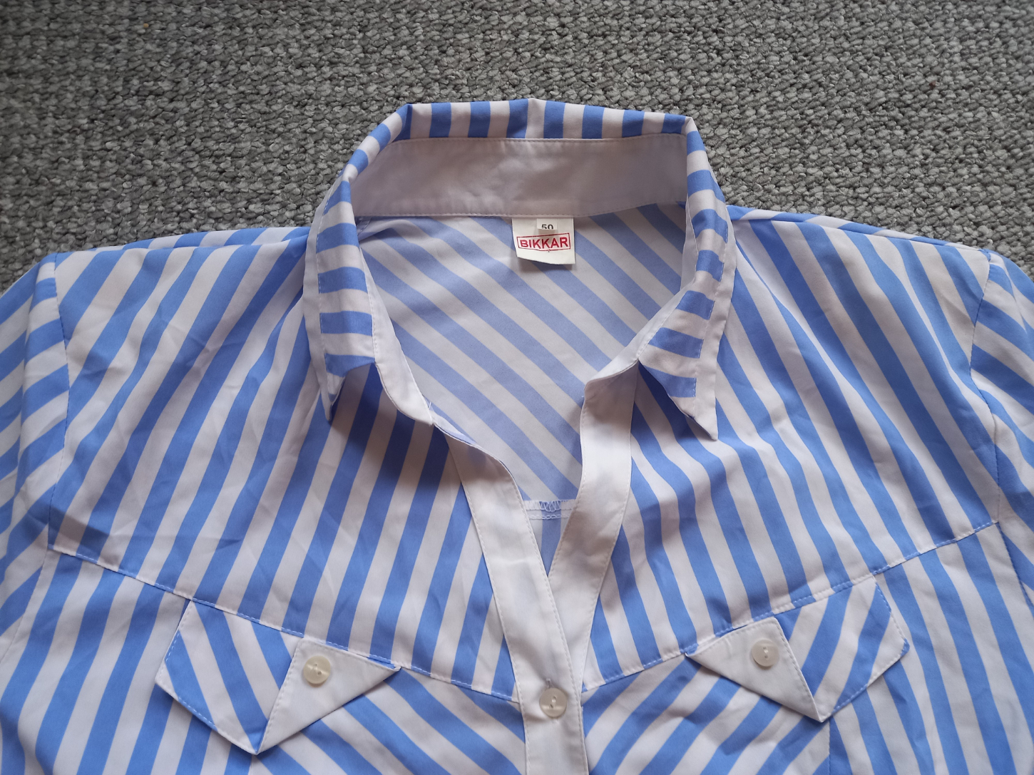 Klassische Damen Bluse Kurzarm Größe 50 in Staßfurt  (Sachsen-Anhalt)