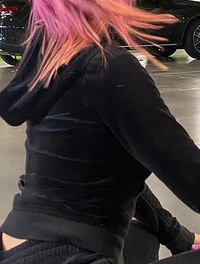 Einfacher schwarzer samt hoodie Oberteil Gr:M in 63303 Dreieich (Hessen)