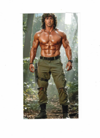 Sylvester Stallone in Hochglanz auf Fotopapier in 56479 Oberrod u.a. (Rheinland-Pfalz)