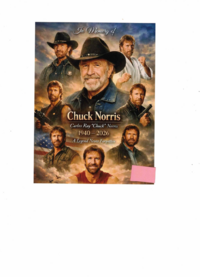 Hochglanzbild und Fotopapier " Chuck Norris" in 56479 Oberrod u.a. (Rheinland-Pfalz)