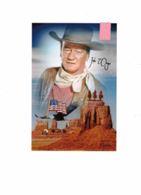 Hochglanzbild und Fotopapier " John Wayne" in 56479 Oberrod u.a. (Rheinland-Pfalz)