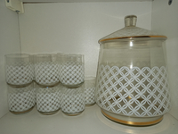 Vintage Bowle Set Glas in 39446 Staßfurt (Sachsen-Anhalt)