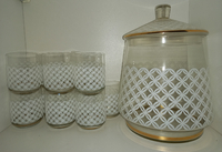 Vintage Bowle Set Glas in 39446 Staßfurt (Sachsen-Anhalt)